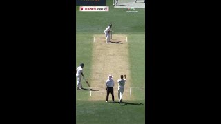 RishabhPantYoutube17 hits Pat Cummins for first SIX of the Perth Test  AUSvINDOnStar [upl. by Refinneg]