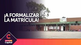 A formalizar matrícula para colegios públicos de Bogotá [upl. by Aleuname]