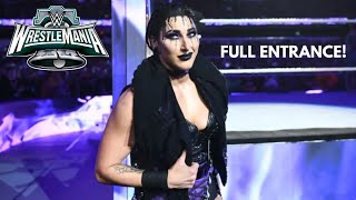 FULL ENTRANCE  Rhea Ripley entrance at WWE WrestleMania XL 2024  Live  Becky Lynch [upl. by Lander702]