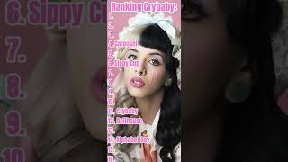 Ranking Crybaby 🩷 melaniemartinez k12 albumranking songs shorts [upl. by Aineg471]