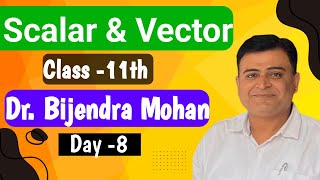 Live class for 11th lec8  Component Method of Vector Addition  DrBijendra Mohan Physics [upl. by Fredel]