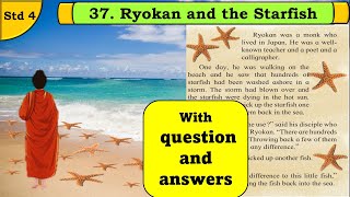 37 Ryokan and the Starfish  std 4  English Balbharati  Easy explanation with question answers [upl. by Selwyn]