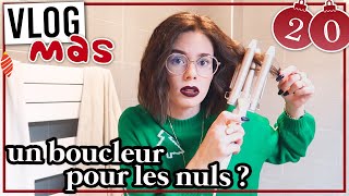 VLOGMAS 20 • Je me lance dans la coiffure 😂 test boucleur [upl. by Savina]