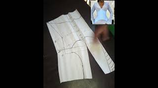 How to Draft a stylish Corset Pattern with Curved Waistline [upl. by Eibbor]