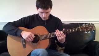 How To Play Old Pine By Ben Howard guitar lesson  tutorial Part 2 [upl. by Alarick]