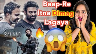 Salaar Trailer 2  Prabhas Comeback REACTION  Deeksha Sharma [upl. by Alur]