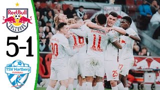 RB Salzburg vs Hartberg 51 All Goals and Extended Highlights [upl. by Mateo]