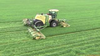 KRONE BIG M 500 Self Propelled Mower Conditioner [upl. by Maryjane]