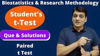 Part 3 Students t Test  Questions amp Solution  Unpaired t Test [upl. by Bel]