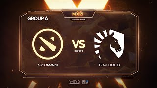 Ascomanni vs Team Liquid MDL Chengdu Major Qualifier bo2 game 2 Lex [upl. by Clemente]