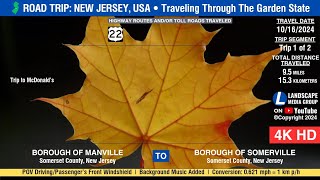 10162024 Part 1 of 2  Manville to Somerville New Jersey USA [upl. by Prospero266]