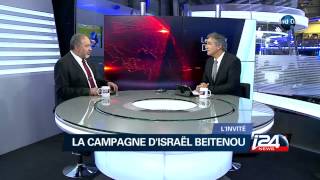 Interview dAvigdor Lieberman dans le Grand Direct [upl. by Oiciruam]