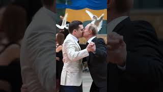 amazing and funny Volodymyr Zelensky and Vladimir Putin in love [upl. by Gomar]