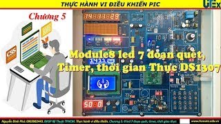 Chương 5 Module 8 led 7 đoạn quét timer thời gian thực DS1307 Phần 55 Thư viện DS1307 [upl. by Uzziel]