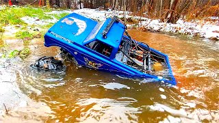 70Lb SUBMARINE LARGEST ELECTRiC RC TRUCK UNDER WATER  15 Primal RC MEGA v3  RC ADVENTURES [upl. by Debee]