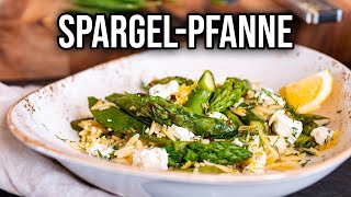 Einfaches Pfannengericht mit Grünem Spargel [upl. by Barbuto]