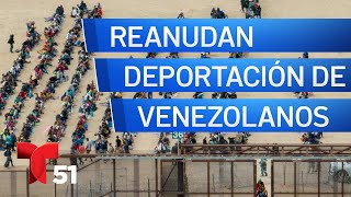 EEUU reanudará la deportación de migrantes venezolanos [upl. by Welch]