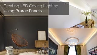 Creating Indirect LED Coving Lighting Using Prorac [upl. by Aicelef359]