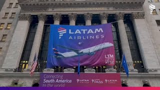 LATAM de vuelta en la Bolsa de Nueva York [upl. by Parik]