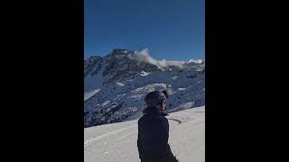 Les 3 Vallées France The Alps Part 23 shortstravelexplorenatureadventure skiingmountains [upl. by Yokoyama]