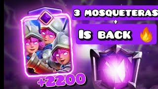 EL MEJOR MAZO DE 3 MOSQUETERAS EN CLASH ROYALE [upl. by Ikeda]