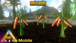 How to Get Rockarrot in ARK Mobile Easily  Getting Advanced Crops AndroidIOS [upl. by Baiss]