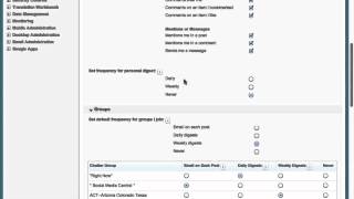 How To Set Email Notifications in Chatter [upl. by Therine]