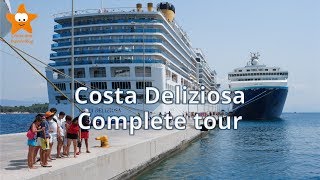 Costa Deliziosa Complete Visit Tour QHD 2017 CruisesandTravelsBlog [upl. by Francesco]