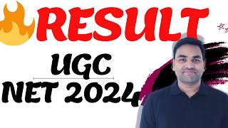 UGC NET 2024 RESULT  UGC NET RESULT 2024  UGC NET 2024 [upl. by Aninaig265]