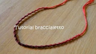 Tutorial 22 • braccialetto spirale in filo di cotone [upl. by Itoyj592]