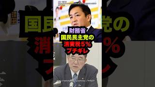 消費税5財務省が国民民主党の減税案にブチギレこんなの飲めるわけない！雑学 [upl. by Leima909]