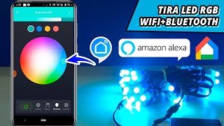 Tira led exterior WiFi RGB WiFi  Bluetooth 📶 Compatible con Tuya Smart Amazon Alexa y Google Home [upl. by Yenahteb843]