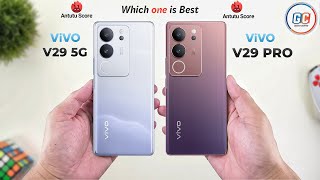 ViVO V29 Vs ViVO V29 Pro  Full Comparison ⚡ Which one is Better [upl. by Seleta]