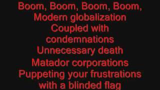 System of a Down  Boom Lyrics [upl. by Sonni]