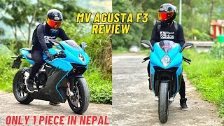 Mv Agusta F3 Worth Nrs 50 Lakhs 😱 Walkaround Review 🔥 SachinKhatri [upl. by Ennasil]