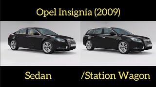 Opel Insignia 2009 in BeamNG 134 [upl. by Airb389]