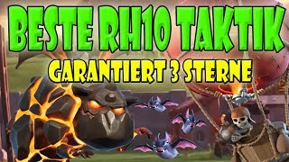 100  3 STERNE RH10 TAKTIK BESTE STRATEGIE EVER  Let´s Play CoC Clash of Clans  Deutsch German [upl. by Averat]