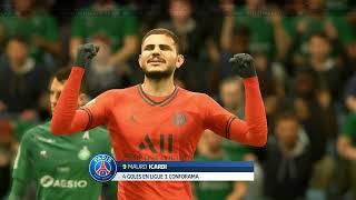 30 AS SaintÉtienne vs PSG  Ligue 1 J18  FIFA 20 [upl. by Agbogla]