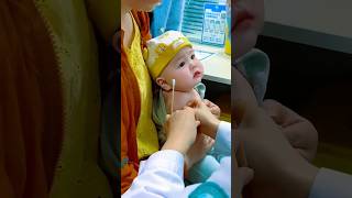 Cute 💕 Baby crying 😱 Pus Injection 💉 shots youtubeshorts baby foryou cutebaby [upl. by Reilly]