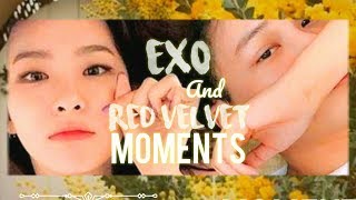 EXO AND RED VELVET MOMENTS [upl. by Mcdonald]