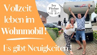 Vollzeit leben im Wohnmobil  Es gibt Neuigkeiten  Vlog 202023 [upl. by Aremus]