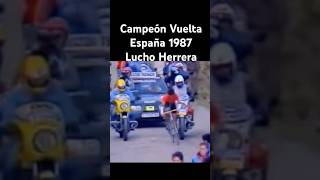 CAMPEÓN VUELTA ESPAÑA 1987 ETAPA LAGOS DE COVADONGA colombia ciclismo ciclista vintage cycling [upl. by Oznofla215]