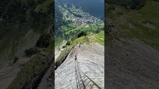 Switzerlands Most EXTREME Via Ferrata  Daubenhorn [upl. by Airom]