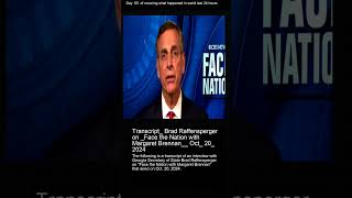 Transcript Brad Raffensperger on Face the Nation with Margaret Brennan Oct 20 2024 [upl. by Ozen]