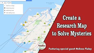 How to Create a Genealogy Research Map with Google My Maps [upl. by Naggem742]