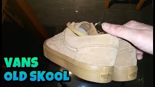 Vans Old Skool Light Gum Unboxing And Review [upl. by Lajib]