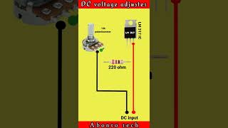 Dc voltage adjuster cuircit diagram shorts short shortvideo adjustment [upl. by Christean]