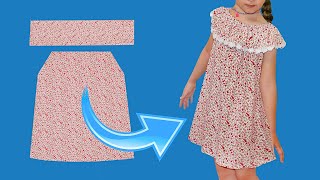 How to sew a summer dress without going to the tailor easily and simply [upl. by Ellenaej]