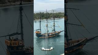 Cap’n Cornhole plus a frigate Frigate about it frigate shipcaptain tallships [upl. by Lilithe]