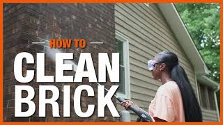 How to Clean Bricks  The Home Depot [upl. by Becket]